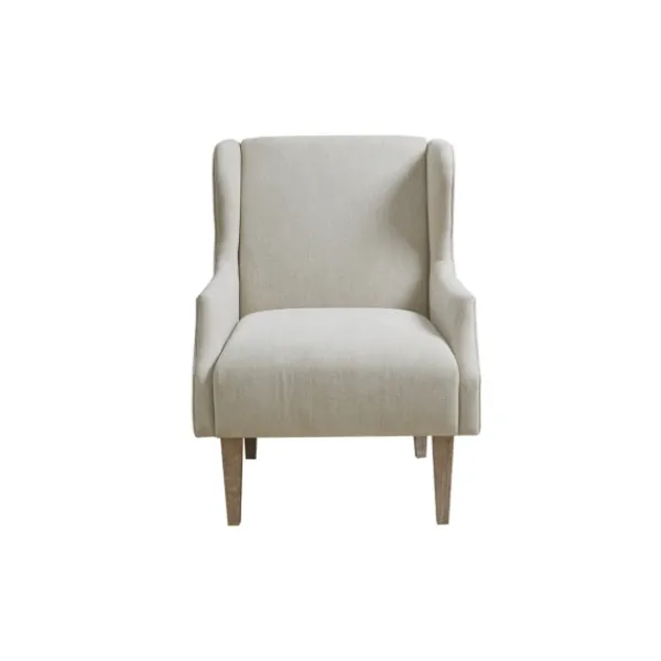 Accent Chairs-Kirkland's Home Cream Wingback Martha Stewart Accent Chair Ivory