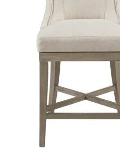 Bar Stools & Counter Height Stools-Kirkland's Home Cream Wingback Swivel Seat Counter Stool