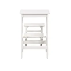 Bar Stools & Counter Height Stools-Kirkland's Home Cream Wooden 3-Level Step Stool Ivory