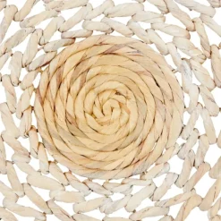 Wall Plaques-Kirkland's Home Cream Woven Dried Plant Wall Sculptures, Set Of 3 Ivory/Tan