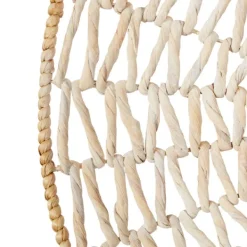 Wall Plaques-Kirkland's Home Cream Woven Dried Plant Wall Sculptures, Set Of 3 Ivory/Tan