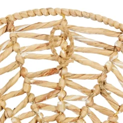 Wall Plaques-Kirkland's Home Cream Woven Dried Plant Wall Sculptures, Set Of 3 Ivory/Tan
