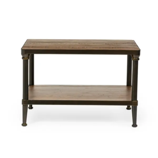 Coffee Tables-Kirkland's Home Crowley Wood And Iron Bunching Coffee Table Brown
