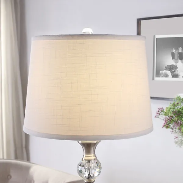 Floor Lamps-Kirkland's Home Crystal Orb Stacked Floor Lamp White