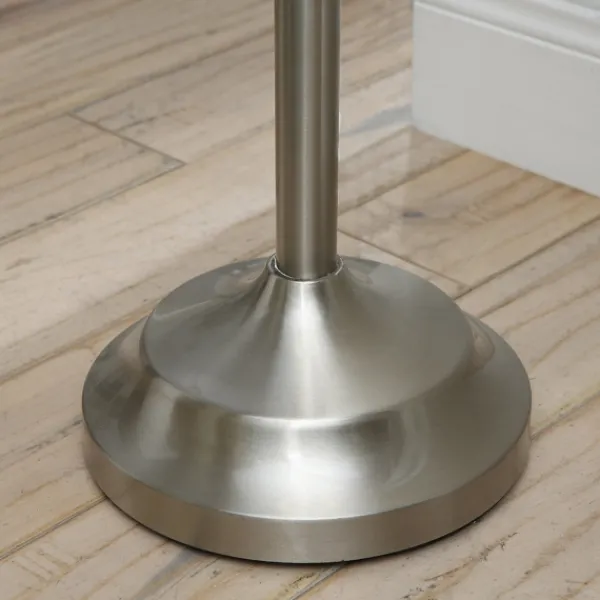 Floor Lamps-Kirkland's Home Crystal Spheres Brushed Nickel Floor Lamp White