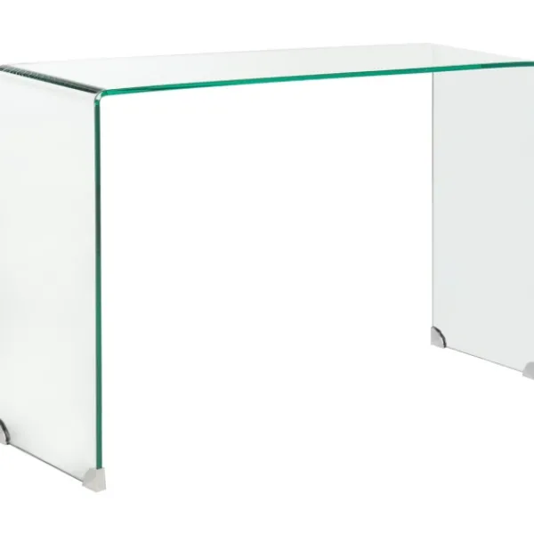 Console Tables-Kirkland's Home Curved Glass Console Table Clear