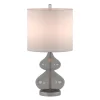 Table Lamps-Kirkland's Home Curved Gray Glass Table Lamps, Set Of 2 White