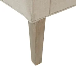 Accent Chairs-Kirkland's Home Curved Wingback Accent Chair Ivory