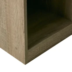 Benches & Ottomans-Kirkland's Home Cushioned Open Cubby Storage Bench Gray