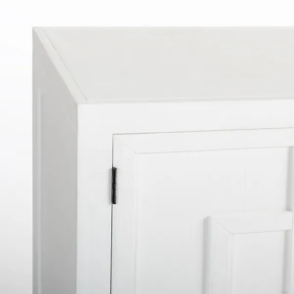 Cabinets & Sideboards-Kirkland's Home Cyra 4-Door Wood Cabinet White