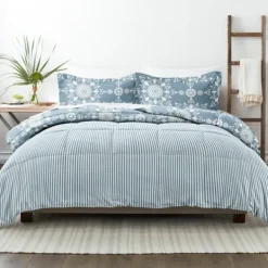 Comforters-Kirkland's Home Daisy Medallion King 3-Pc. Comforter Set Blue