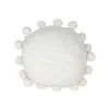 Pillows-Kirkland's Home Daisy Soft Poms Round Throw Pillow White