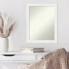 Framed Mirrors-Kirkland's Home Daisy White Modern Decorative Framed Mirror