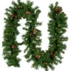 Arrangements & Greenery-Kirkland's Home Dakota Pinecone Clear Led Lit Garland, 108 In. Green