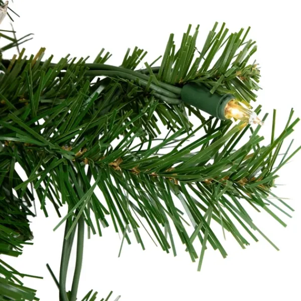Arrangements & Greenery-Kirkland's Home Dakota Pinecone Clear Led Lit Garland, 108 In. Green