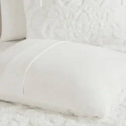 Comforters-Kirkland's Home Damask Full/Queen 3-Pc. Comforter Set White