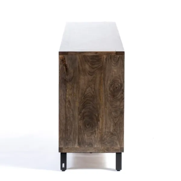 Cabinets & Sideboards-Kirkland's Home Damon Mango Wood Sideboard Brown