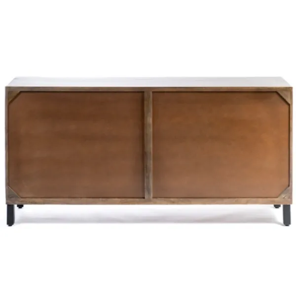 Cabinets & Sideboards-Kirkland's Home Damon Mango Wood Sideboard Brown