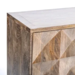 Cabinets & Sideboards-Kirkland's Home Damon Mango Wood Sideboard Brown