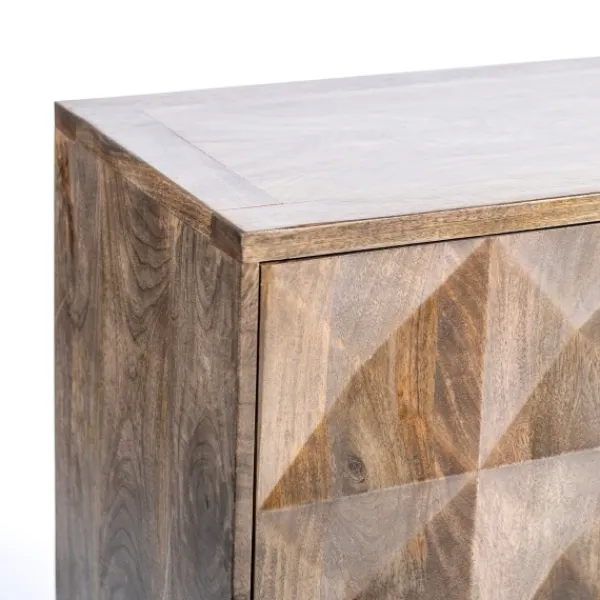 Cabinets & Sideboards-Kirkland's Home Damon Mango Wood Sideboard Brown