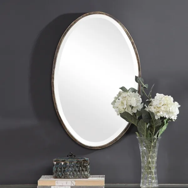 Framed Mirrors-Kirkland's Home Dark Bronze Framed Wall Mirror