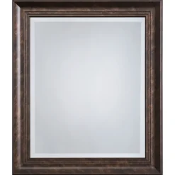 Decorative Mirrors-Kirkland's Home Dark Bronze Rectangular Frame Wall Mirror