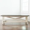 Benches & Ottomans-Kirkland's Home Dark Brown And Jackson Dining Bench Ivory