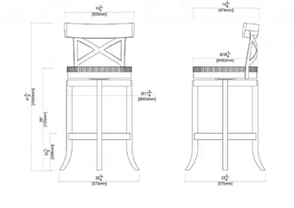 Bar Stools & Counter Height Stools-Kirkland's Home Dark Brown Wood And Seagrass Swivel Bar Stool Tan