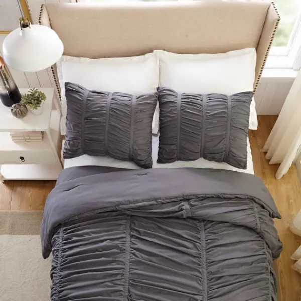 Comforters-Kirkland's Home Dark Emily 2-Pc. Twin/Twin Xl Comforter Set Gray