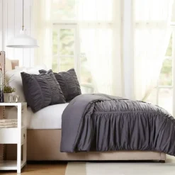 Comforters-Kirkland's Home Dark Emily 2-Pc. Twin/Twin Xl Comforter Set Gray
