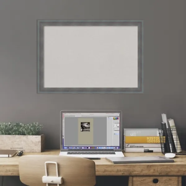 Memo & Chalkboards-Kirkland's Home Dark Framed Corkboard Gray