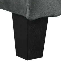 Accent Chairs-Kirkland's Home Dark Kelly Microfiber Rolled Arm Chair Gray