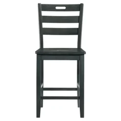 Bar Stools & Counter Height Stools-Kirkland's Home Dark Ladder Counter Stools, Set Of 2 Gray