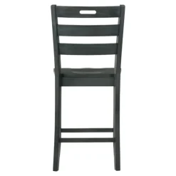 Bar Stools & Counter Height Stools-Kirkland's Home Dark Ladder Counter Stools, Set Of 2 Gray