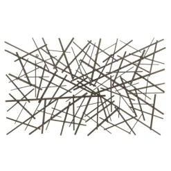 Wall Plaques-Kirkland's Home Dark Metal Abstract Scattered Wall Sculpture Gray