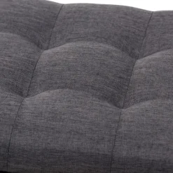 Entryway Furniture-Kirkland's Home Dark Tufted Contemporary Storage Bench Gray