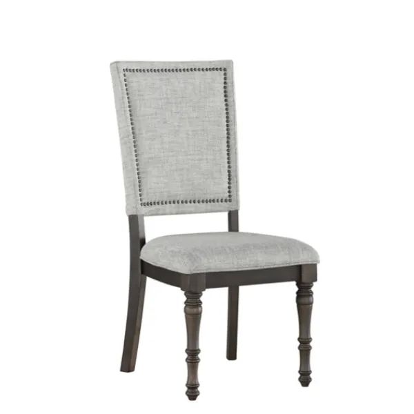 Dining Chairs-Kirkland's Home Dawson Upholstered Dining Chairs, Set Of 2 Gray