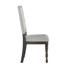 Dining Chairs-Kirkland's Home Dawson Upholstered Dining Chairs, Set Of 2 Gray