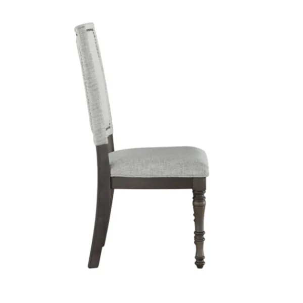 Dining Chairs-Kirkland's Home Dawson Upholstered Dining Chairs, Set Of 2 Gray