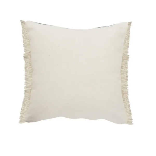 Pillows-Kirkland's Home Denim Blue Braided Stripe Throw Pillow, 24 In. Blue/Tan/Ivory