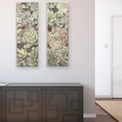 Canvas Art-Kirkland's Home Desert Garden I And Ii Canvas Art Prints, Set Of 2 Green