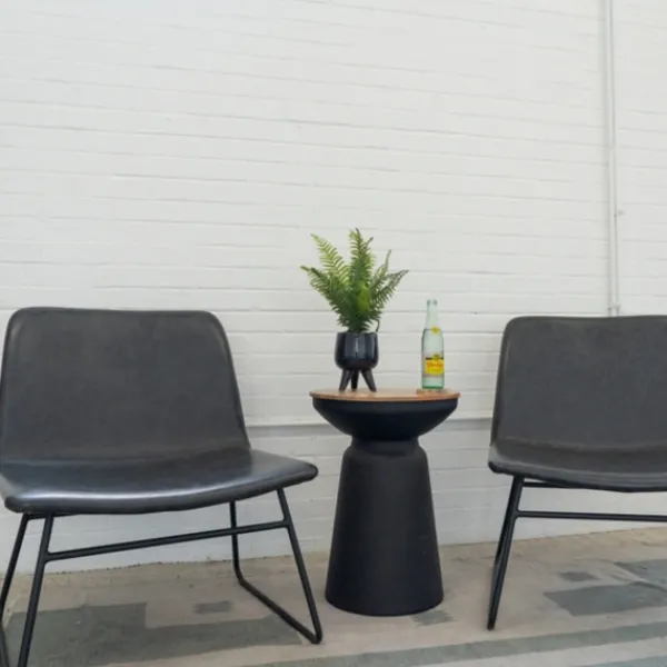 Arrangements & Greenery-Kirkland's Home Desktop Palm Plant In Black Planter Green/Black