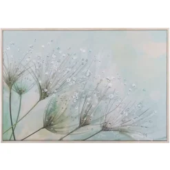Framed Art-Kirkland's Home Dewdrop Colors Framed Art Print White/Blue/Green/Black