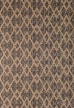 Outdoor Rugs-Kirkland's Home Diamond Chevron Outdoor Area Rug, 5X7 Brown
