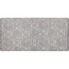 Kitchen & Floor Mats-Kirkland's Home Diamond Cushioned Kitchen Mat Gray