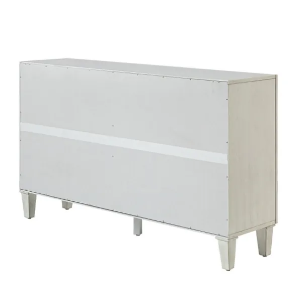 Cabinets & Sideboards-Kirkland's Home Dietrich Wood 4-Door Sideboard White