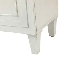 Cabinets & Sideboards-Kirkland's Home Dietrich Wood 4-Door Sideboard White