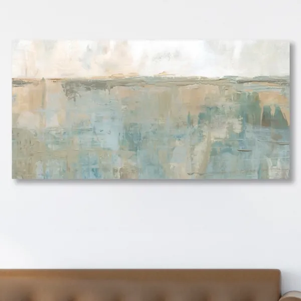 Canvas Art-Kirkland's Home Distant Field Giclee Canvas Art Print Green