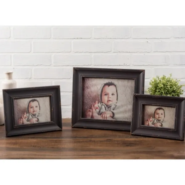 Picture Frames-Kirkland's Home Distressed Barnwood Farmhouse Frame, 8X10 Brown