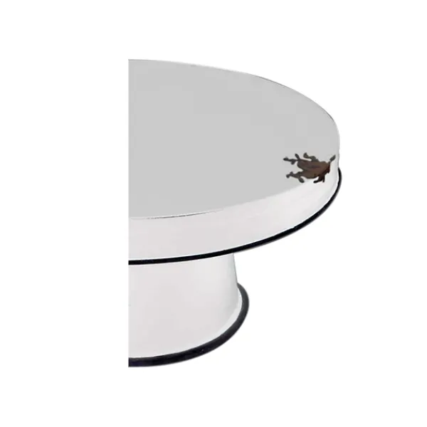Decorative Trays-Kirkland's Home Distressed Black Pedestal Trays, Set Of 3 White